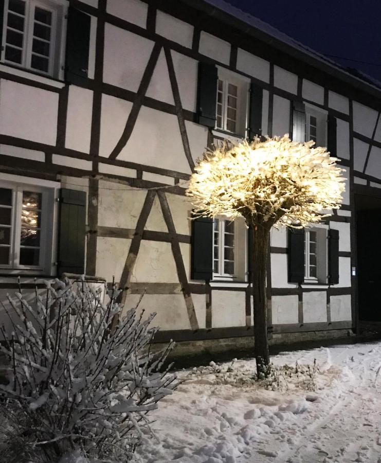 Gemütliche Fachwerkwohnung Alfter Exterior foto