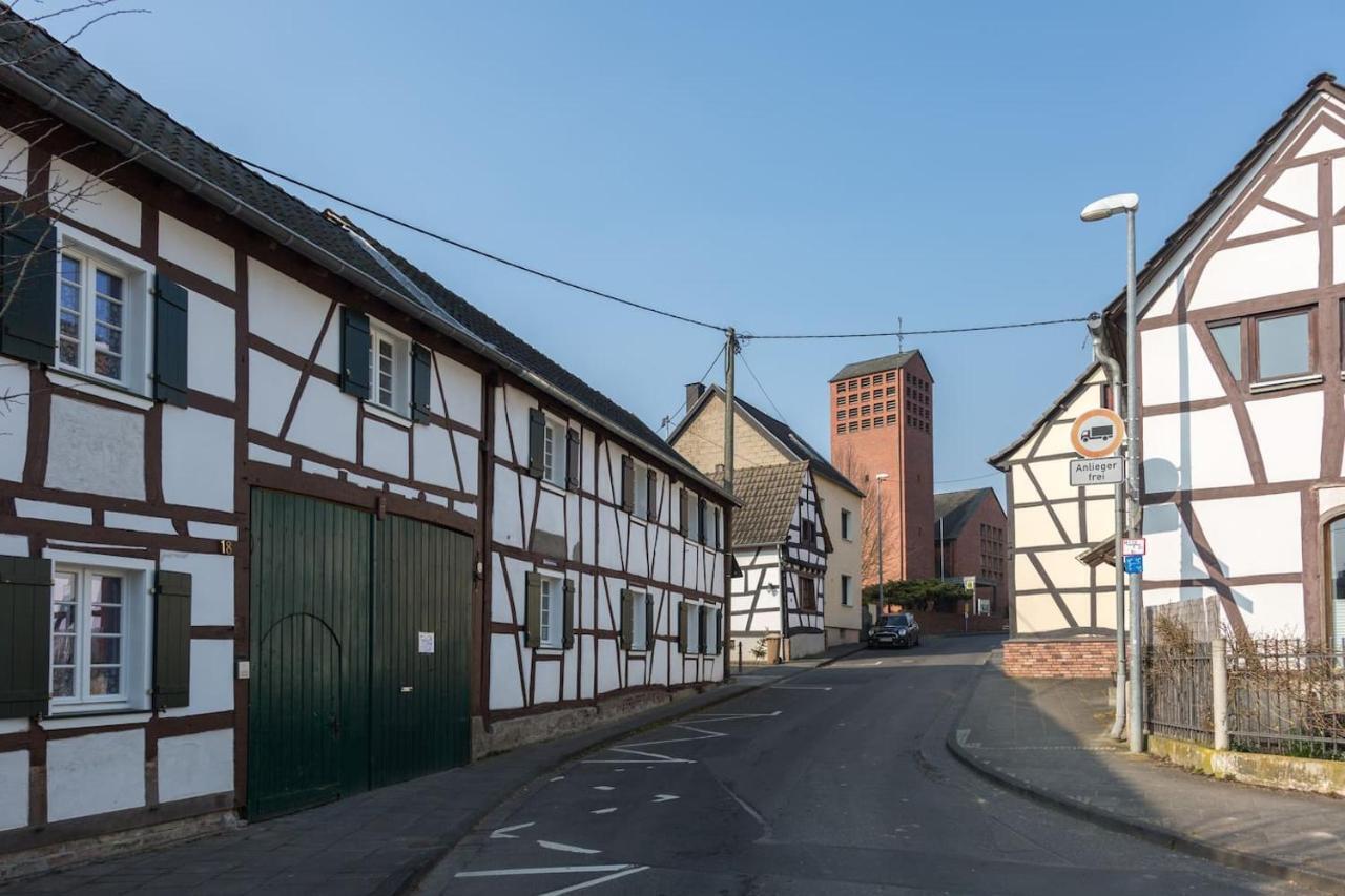 Gemütliche Fachwerkwohnung Alfter Exterior foto